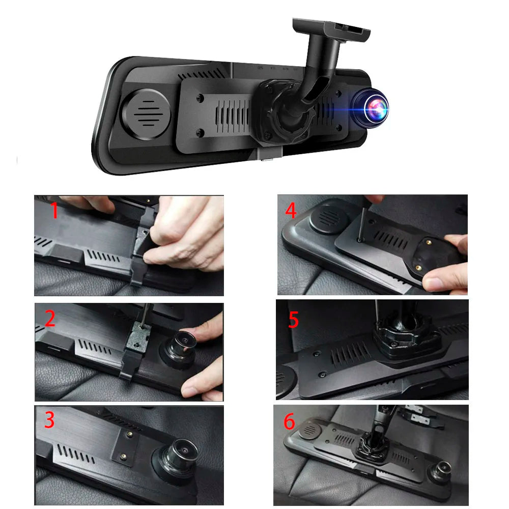 ConnectDrive Spiegelhalterung Universal — für 10–12 Zoll Rückspiegel-Dashcam