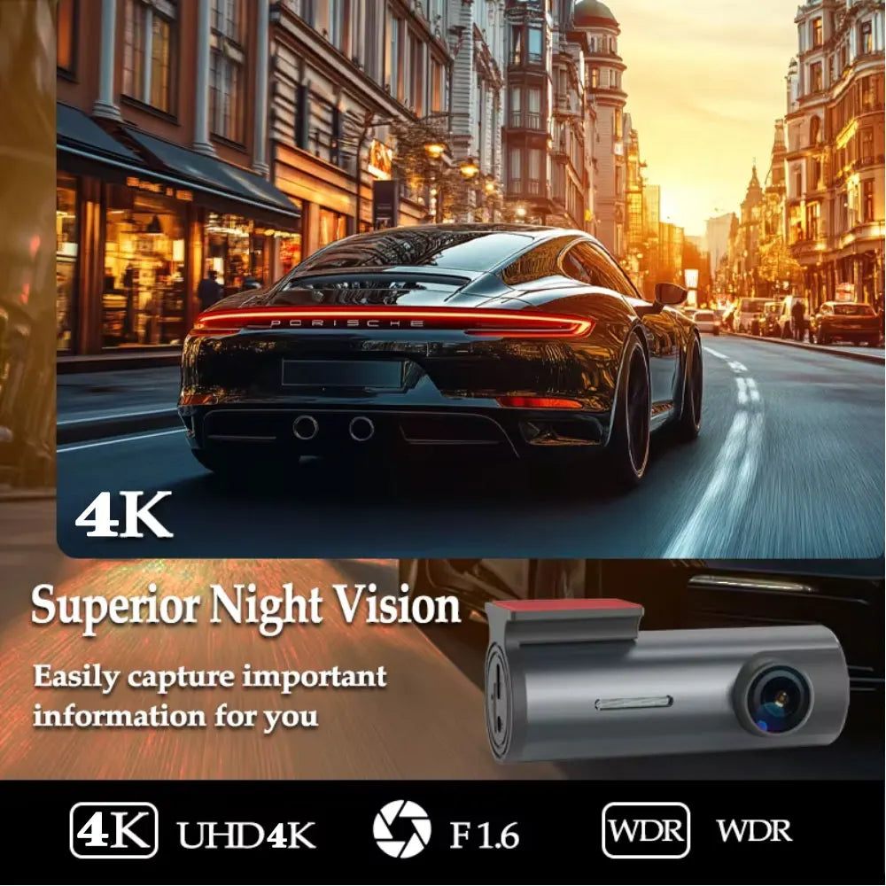 ConnectDrive Mini Dashcam 4K — Frontkamera oder Dual-Kamera mit GPS und Parküberwachung