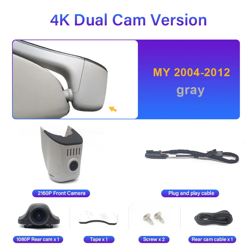 ConnectDrive Einbau-Dashcam Audi A3/A4/A5/Q5 — 4K, 2K, 1K, Dual Plug & Play