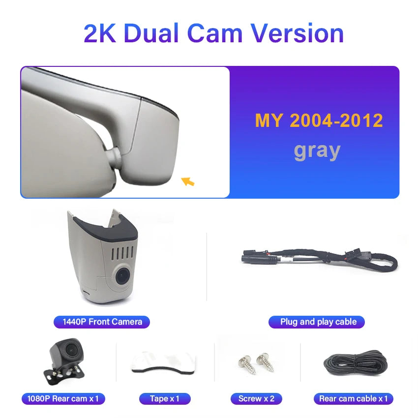 ConnectDrive Einbau-Dashcam Audi A3/A4/A5/Q5 — 4K, 2K, 1K, Dual Plug & Play