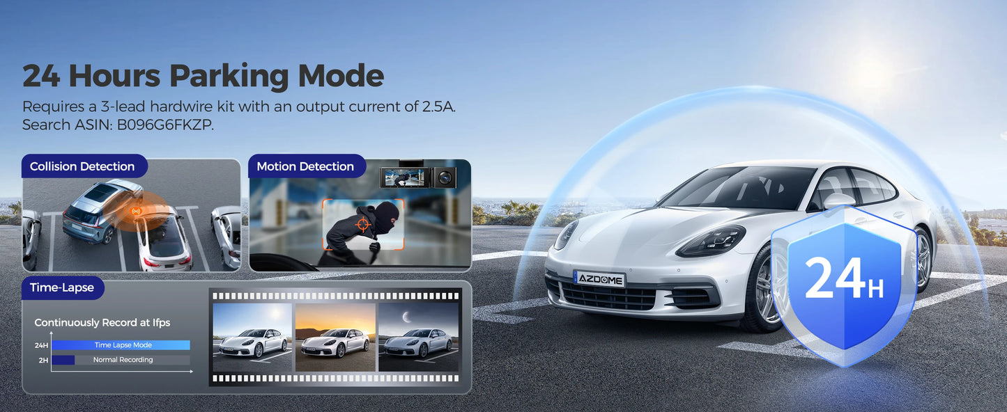 Dashcam 4K + 2K Dual mit GPS und bis zu 256 GB Speicher — ConnectDrive M550