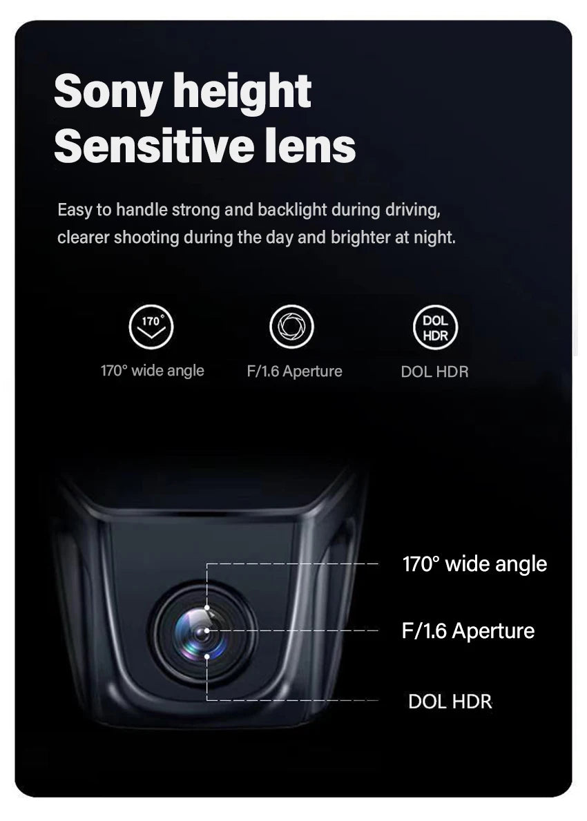 ConnectDrive Einbau-Dashcam Mercedes E-Klasse W213 — 4K, 2K, 1K, Dual Plug & Play