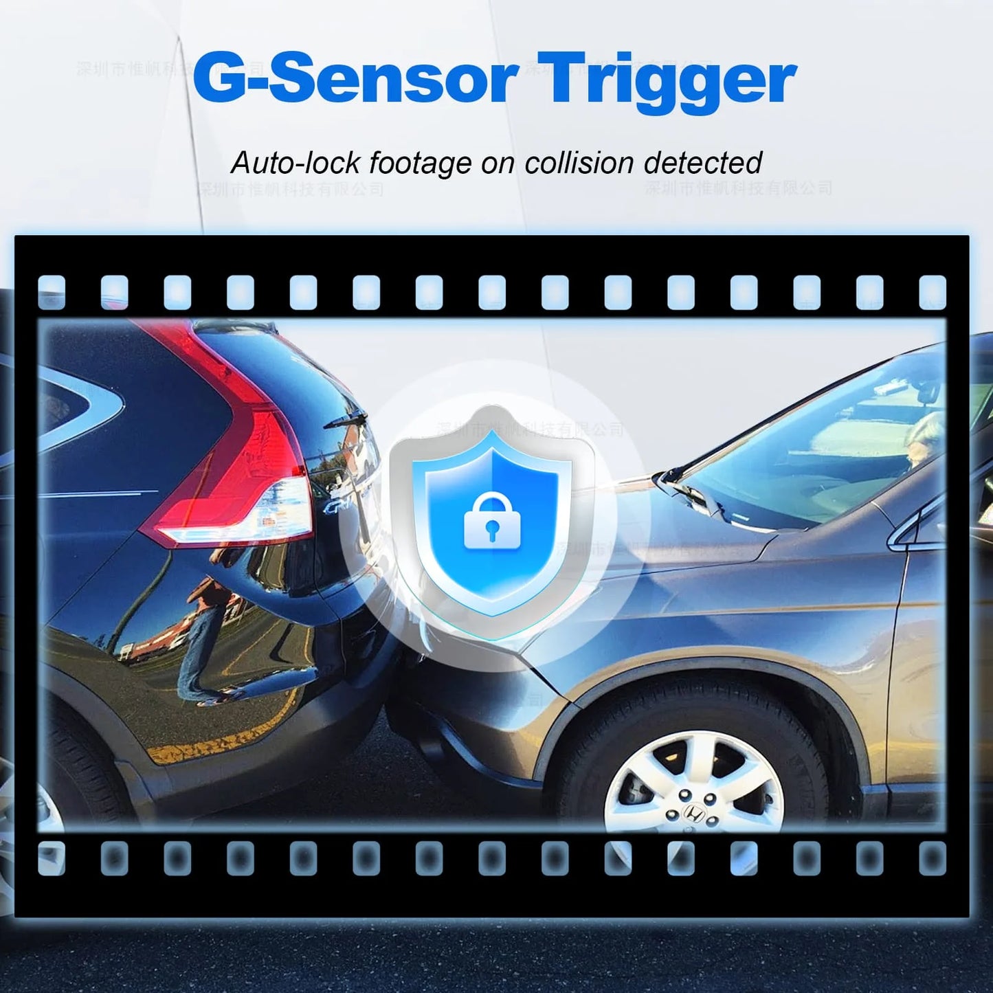Dashcam 4K + 2K mit ADAS und GPS — ConnectDrive D4 Pro