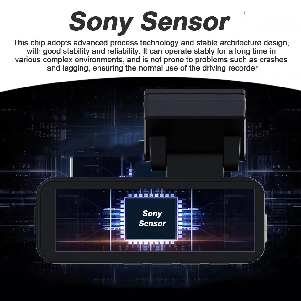 Dashcam 4K UHD + 2,5K Rückkamera mit GPS und WiFi — ConnectDrive D4 Drive