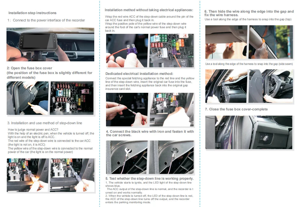 Dashcam 4K Vorne Hinten mit GPS und Parküberwachung — ConnectDrive D4