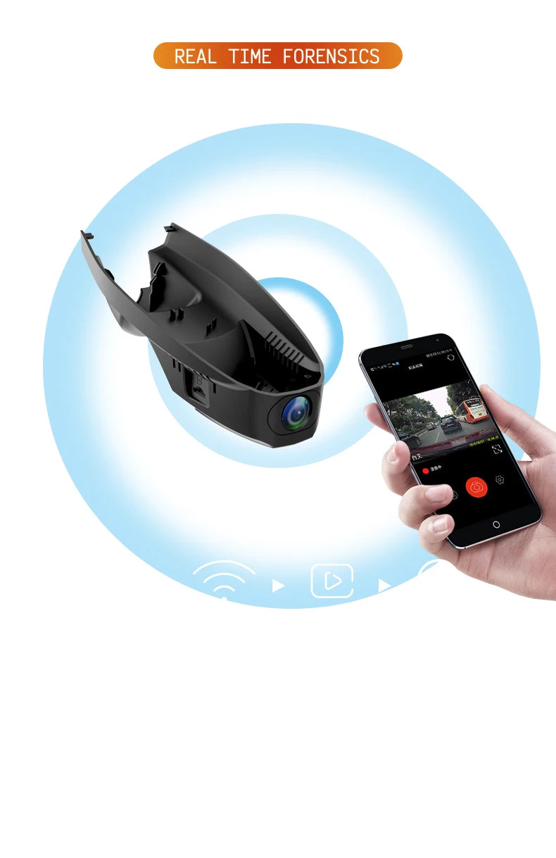 ConnectDrive Einbau-Dashcam BMW 3er/5er — Plug & Play, versteckt, Dual-Option