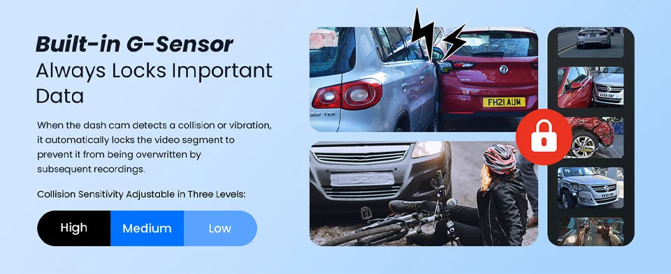 Dashcam 4K UHD + 2,5K Rückkamera mit GPS und WiFi — ConnectDrive D4 Drive