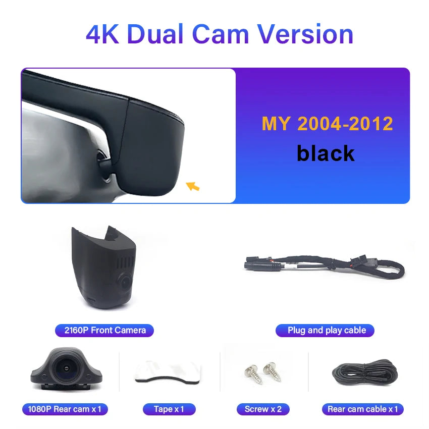 ConnectDrive Einbau-Dashcam Audi A3/A4/A5/Q5 — 4K, 2K, 1K, Dual Plug & Play