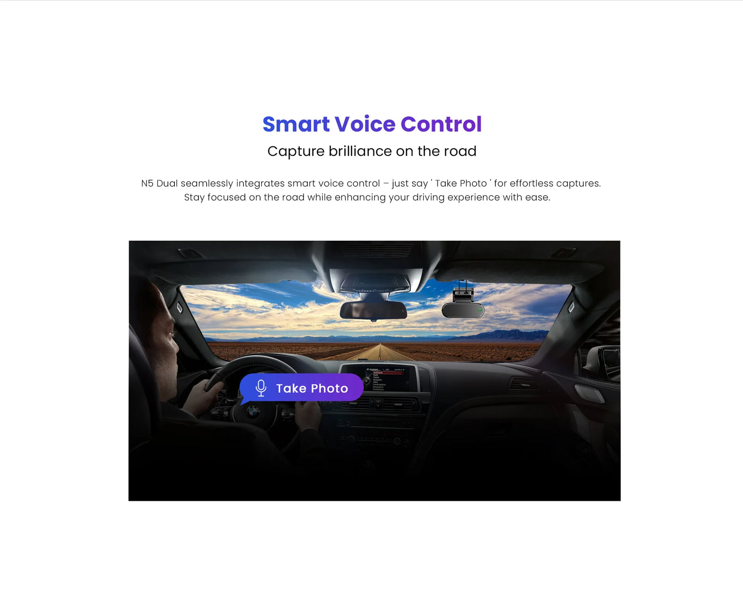Dashcam 4K mit ADAS-Spurhalteassistent GPS und EU-Versand — ConnectDrive D4 Pro