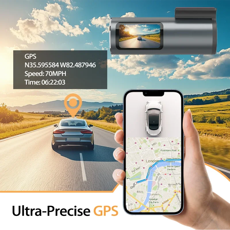 ConnectDrive Mini Dashcam 4K — Frontkamera oder Dual-Kamera mit GPS und Parküberwachung