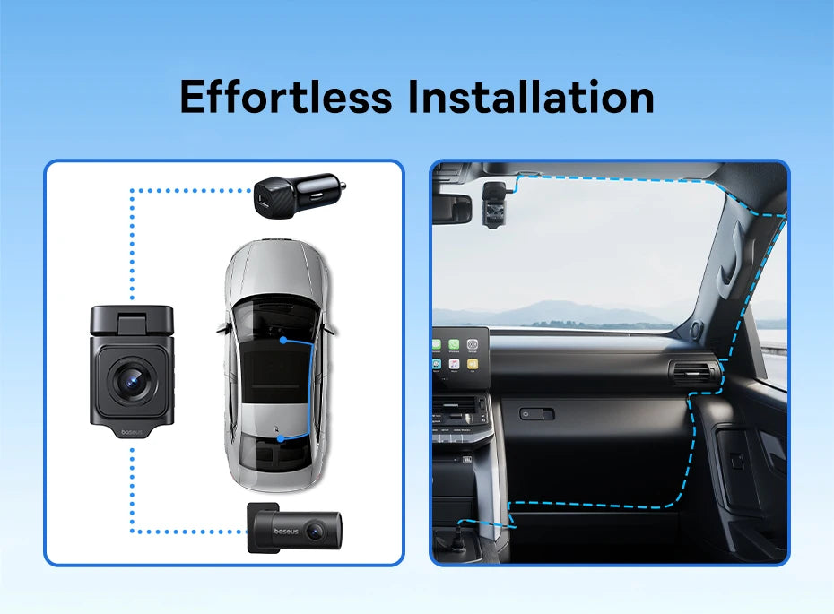 Dashcam 3K mit Superkondensator und GPS Galileo — ConnectDrive D4 Premium