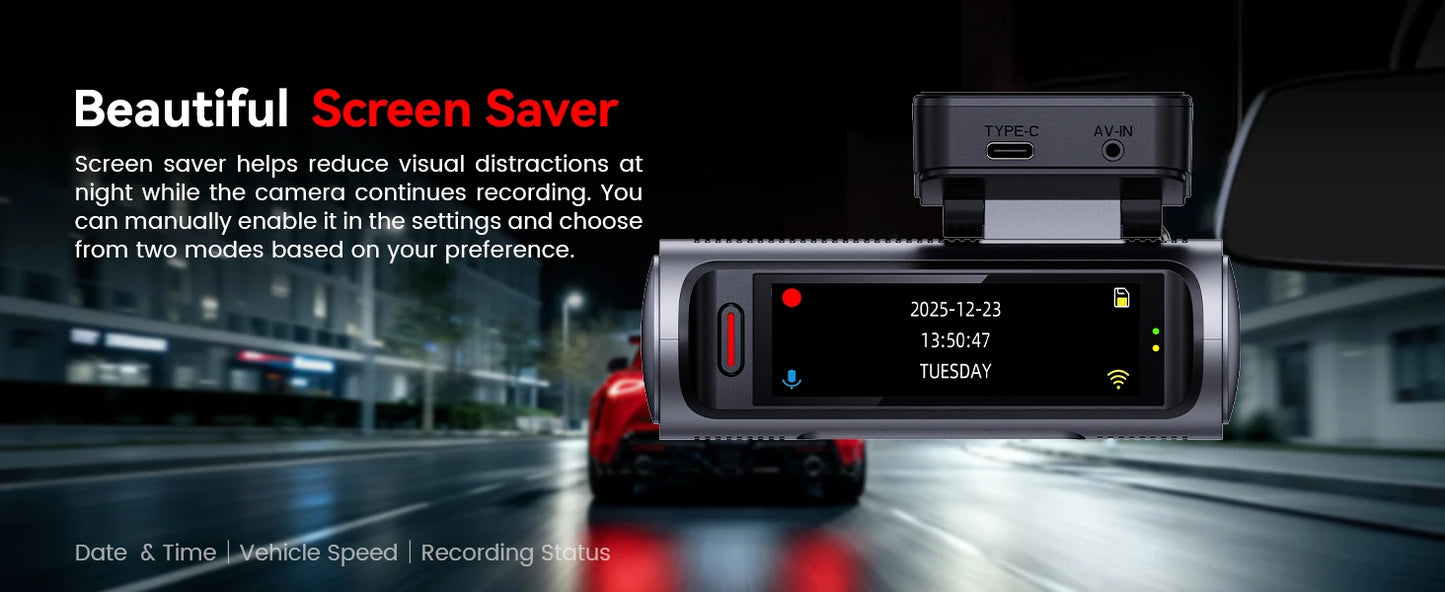 Dashcam 4K + 4K Dual — Vorne und Hinten in Ultra HD — ConnectDrive D4 Max