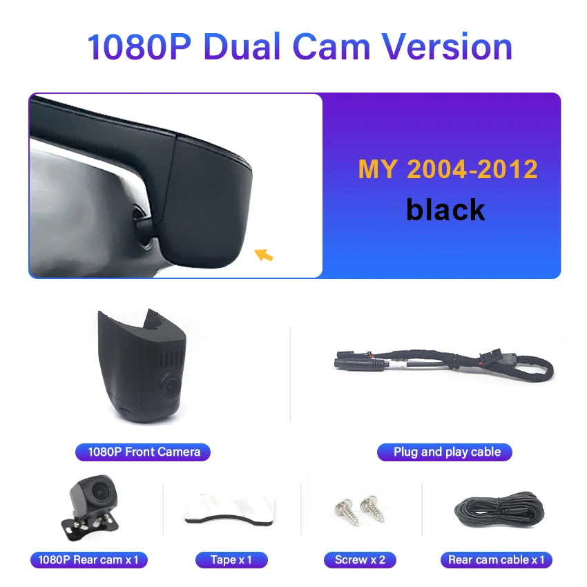 ConnectDrive Einbau-Dashcam Audi A3/A4/A5/Q5 — 4K, 2K, 1K, Dual Plug & Play
