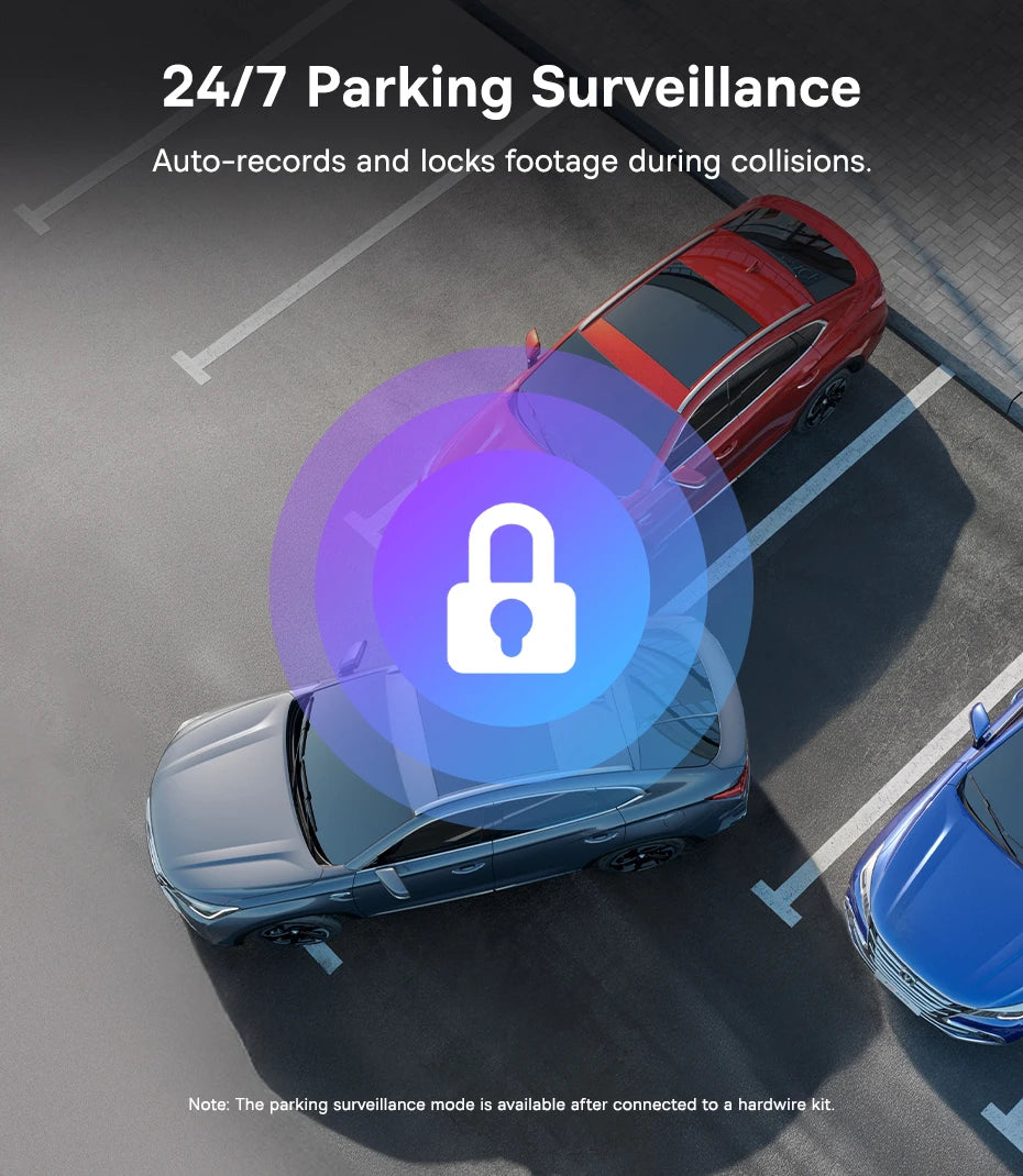 Dashcam 3K mit Superkondensator und GPS Galileo — ConnectDrive D4 Premium