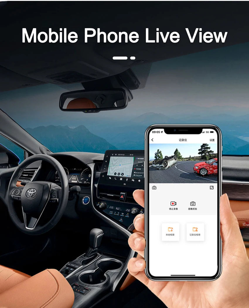 ConnectDrive Einbau-Dashcam BMW X4/X5/G-Serie — 4K, 2K, 1K, Dual Plug & Play