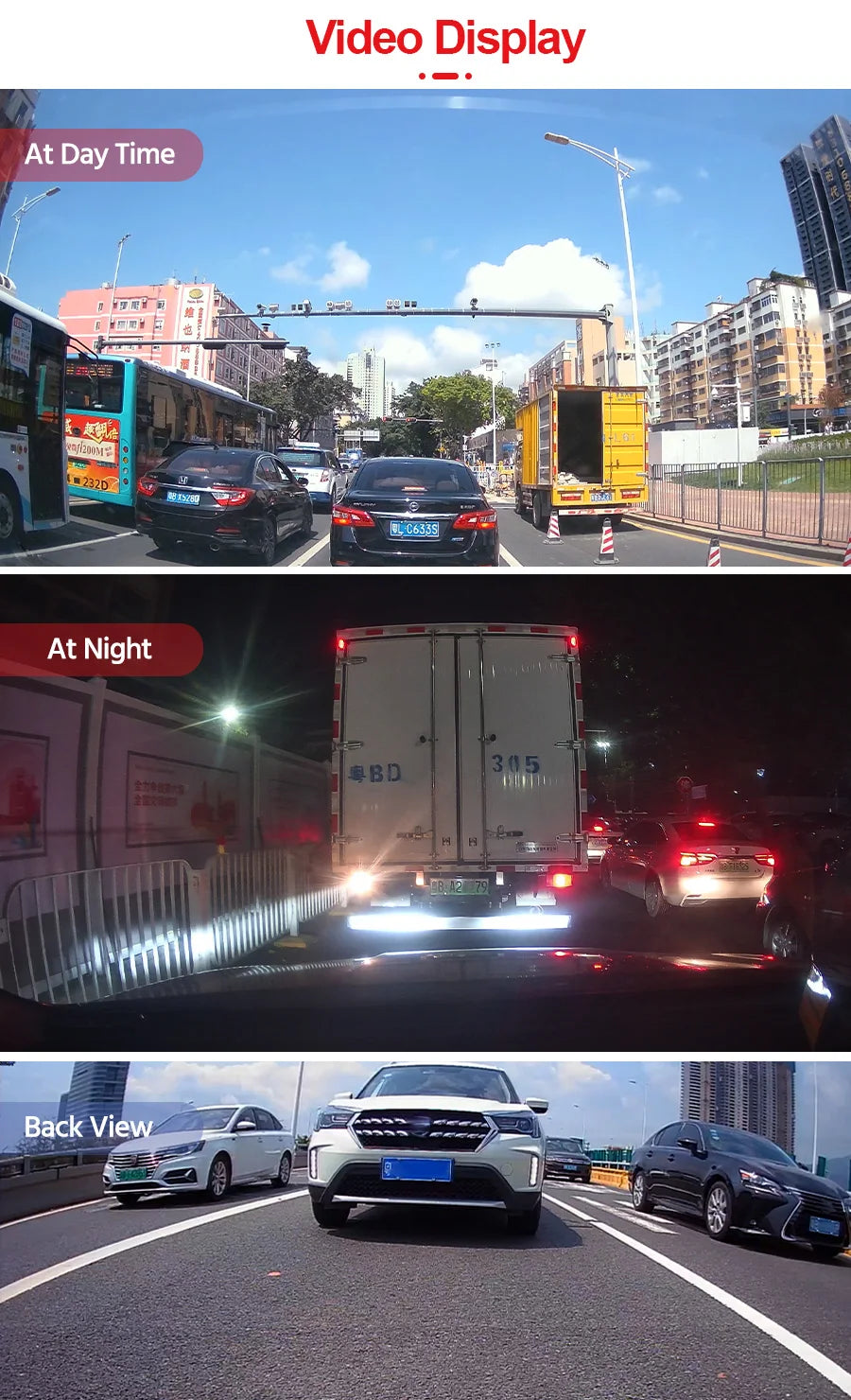 ConnectDrive Spiegel Dashcam 4K GPS — 12 Zoll, Dual-Kamera 6 m oder 10 m