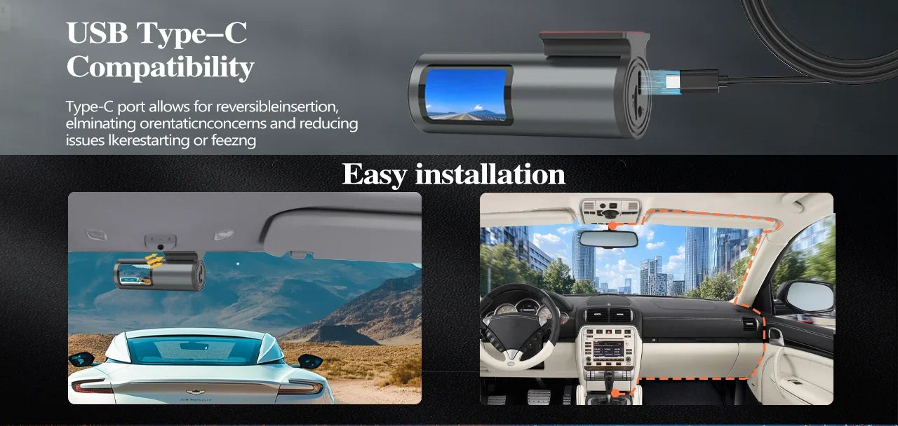 ConnectDrive Mini Dashcam 4K — Frontkamera oder Dual-Kamera mit GPS und Parküberwachung