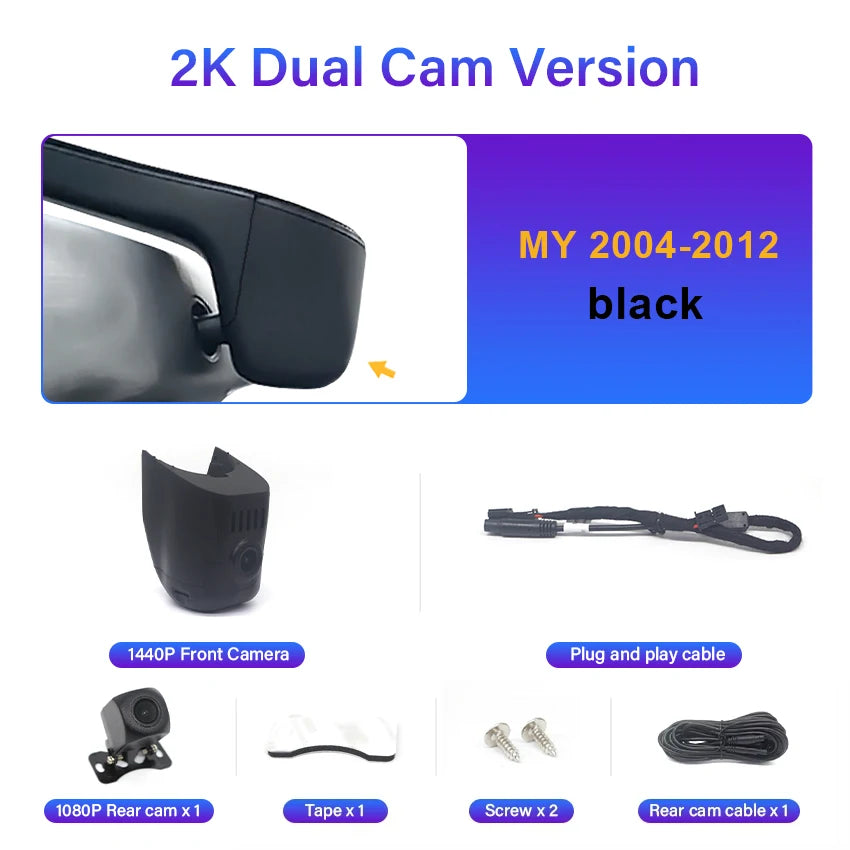 ConnectDrive Einbau-Dashcam Audi A3/A4/A5/Q5 — 4K, 2K, 1K, Dual Plug & Play