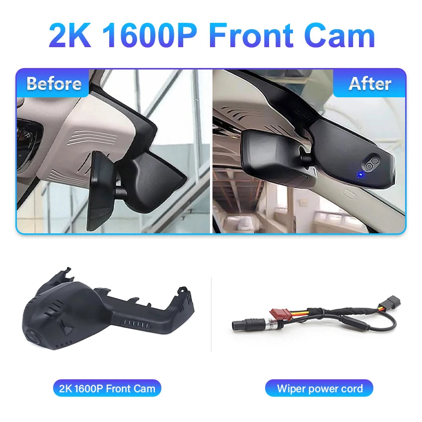 ConnectDrive Einbau-Dashcam BMW X4/X5/G-Serie — 4K, 2K, 1K, Dual Plug & Play