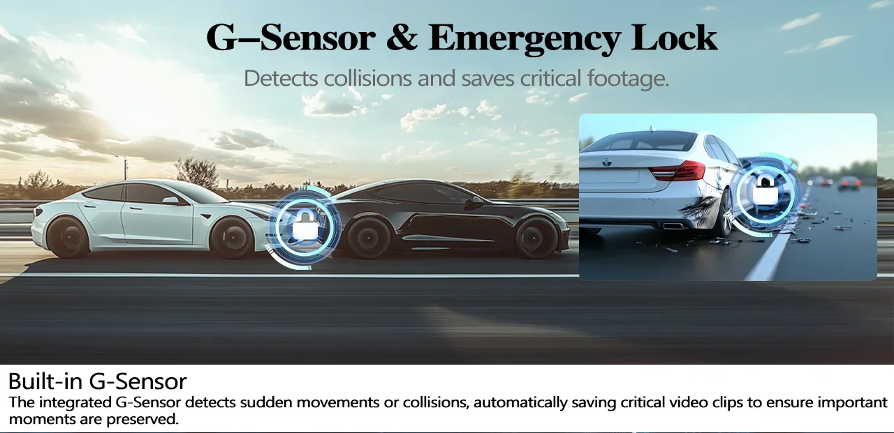 ConnectDrive Mini Dashcam 4K — Frontkamera oder Dual-Kamera mit GPS und Parküberwachung