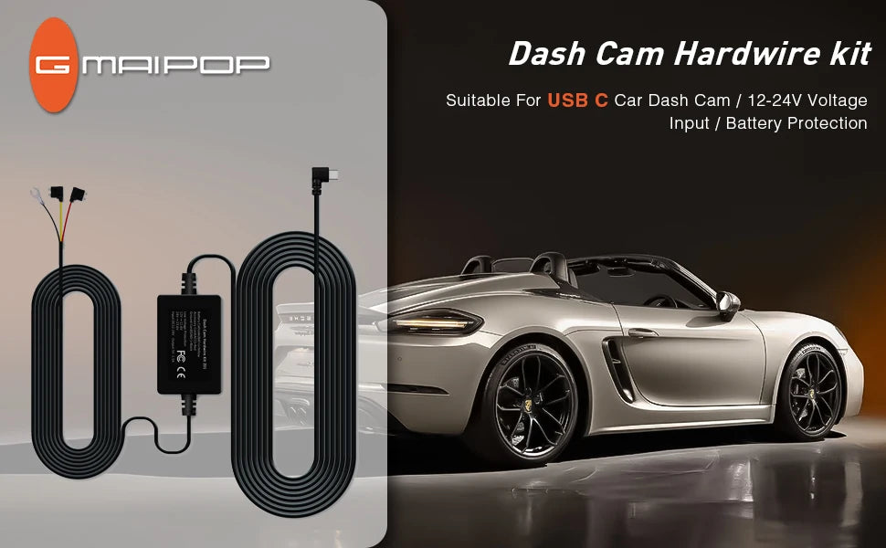 Dashcam 4K Vorne Hinten mit GPS und Parküberwachung — ConnectDrive D4
