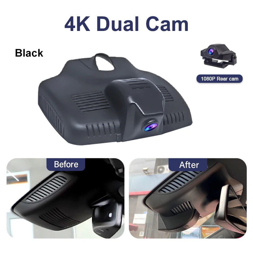 ConnectDrive Einbau-Dashcam Mercedes E-Klasse W213 — 4K, 2K, 1K, Dual Plug & Play