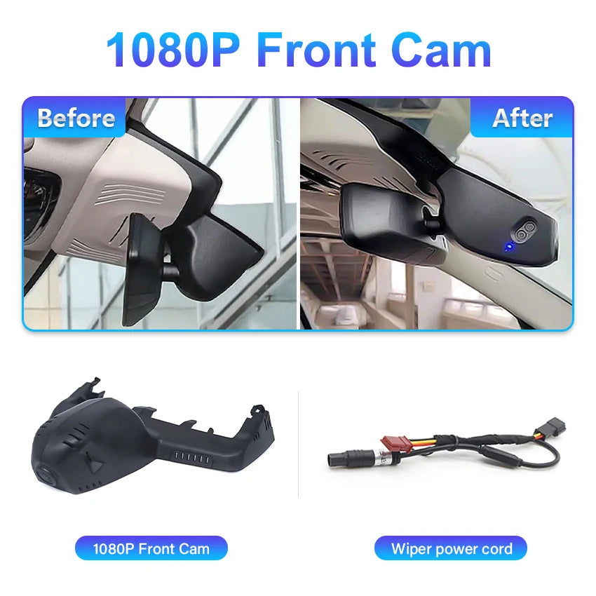 ConnectDrive Einbau-Dashcam BMW X4/X5/G-Serie — 4K, 2K, 1K, Dual Plug & Play