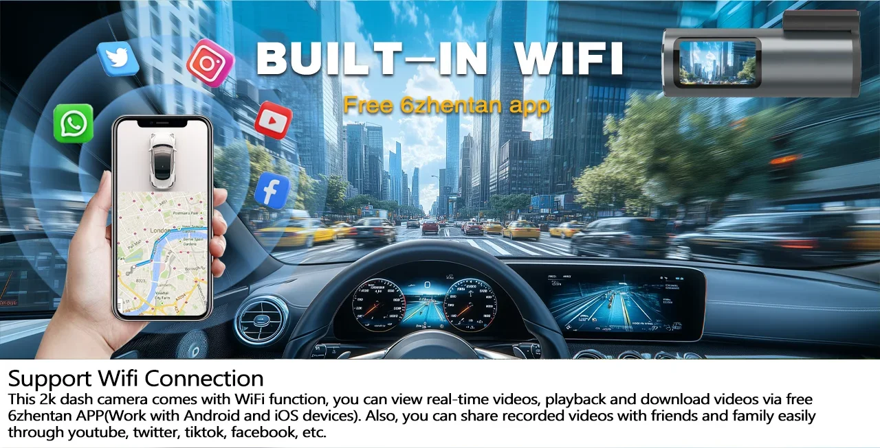 ConnectDrive Mini Dashcam 4K — Frontkamera oder Dual-Kamera mit GPS und Parküberwachung