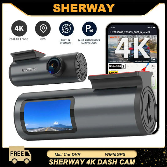 ConnectDrive Mini Dashcam 4K — Frontkamera oder Dual-Kamera mit GPS und Parküberwachung