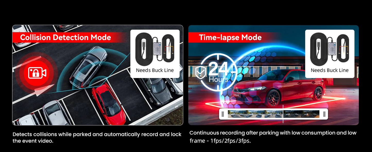 Dashcam 4K + 4K Dual — Vorne und Hinten in Ultra HD — ConnectDrive D4 Max