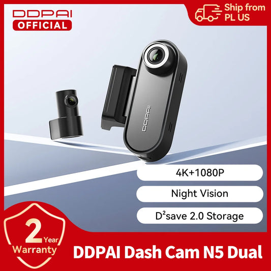 Dashcam 4K mit ADAS-Spurhalteassistent GPS und EU-Versand — ConnectDrive D4 Pro