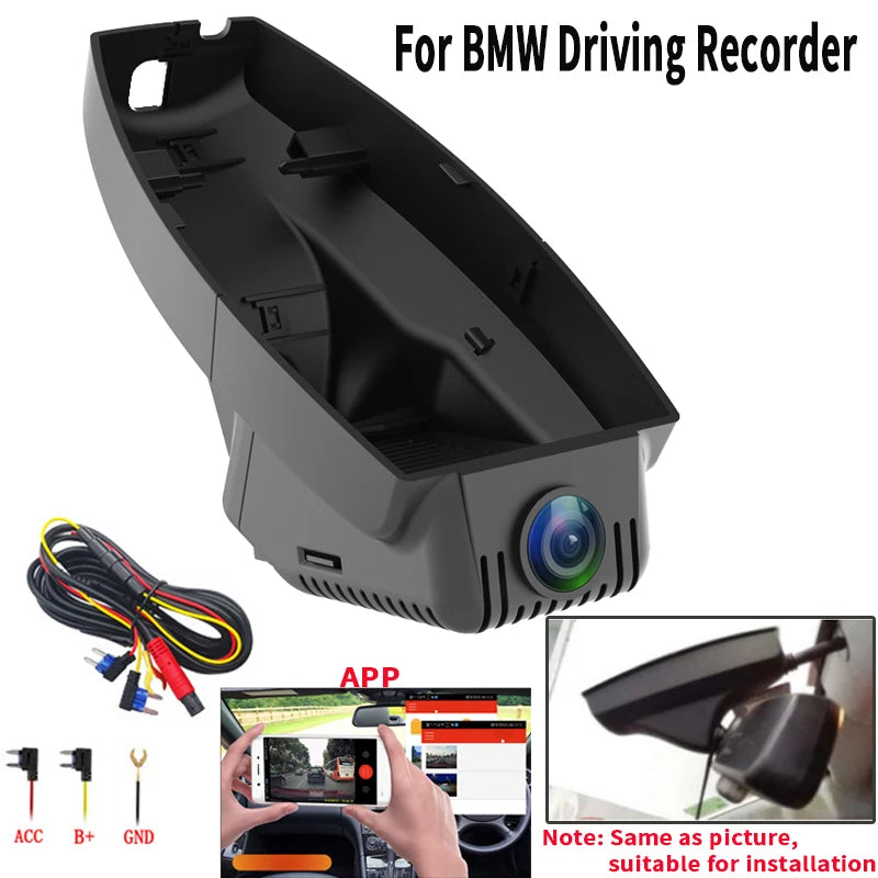 ConnectDrive Einbau-Dashcam BMW 3er/5er — Plug & Play, versteckt, Dual-Option