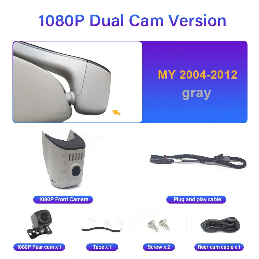 ConnectDrive Einbau-Dashcam Audi A3/A4/A5/Q5 — 4K, 2K, 1K, Dual Plug & Play