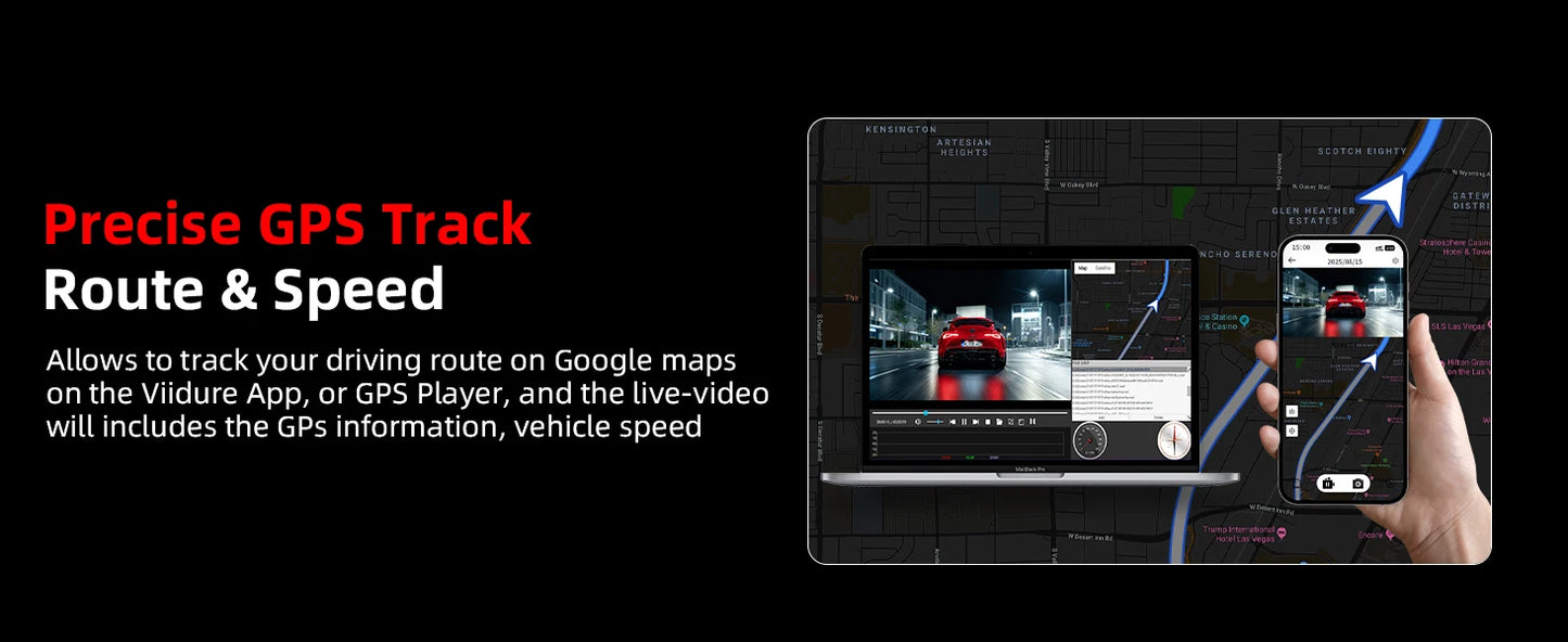 Dashcam 4K + 4K Dual — Vorne und Hinten in Ultra HD — ConnectDrive D4 Max