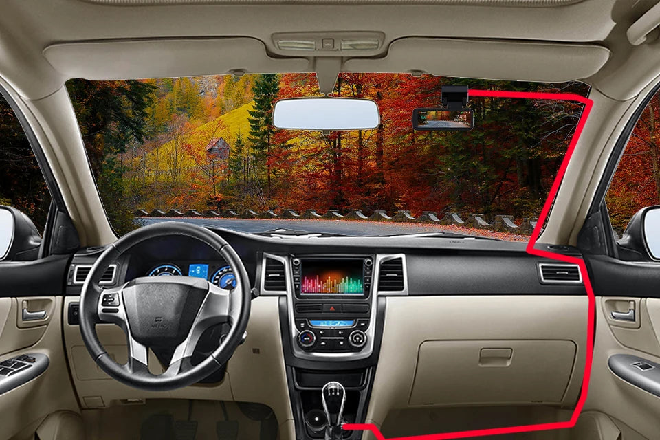 Dashcam 4K UHD + 2,5K Rückkamera mit GPS und WiFi — ConnectDrive D4 Drive