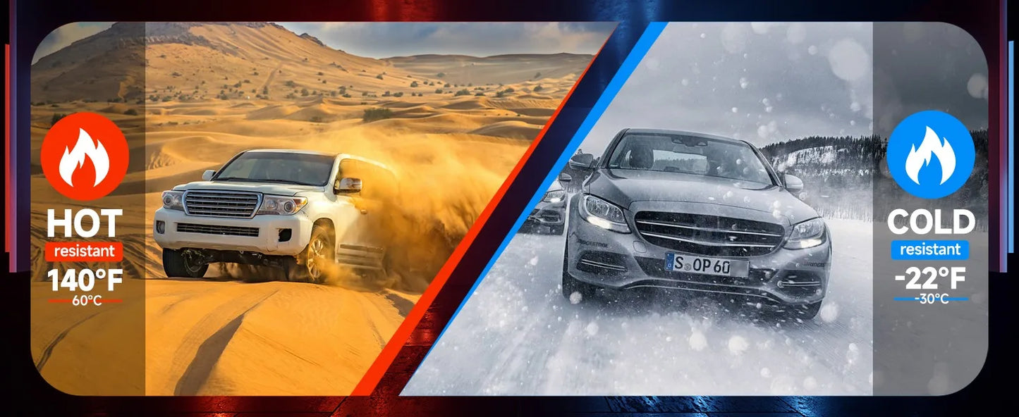 ConnectDrive 360°-Dashcam 4K 4-Kanal mit GPS — Front, Heck, Links und Rechts