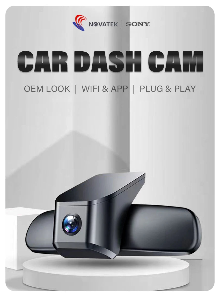 ConnectDrive Einbau-Dashcam Mercedes E-Klasse W213 — 4K, 2K, 1K, Dual Plug & Play