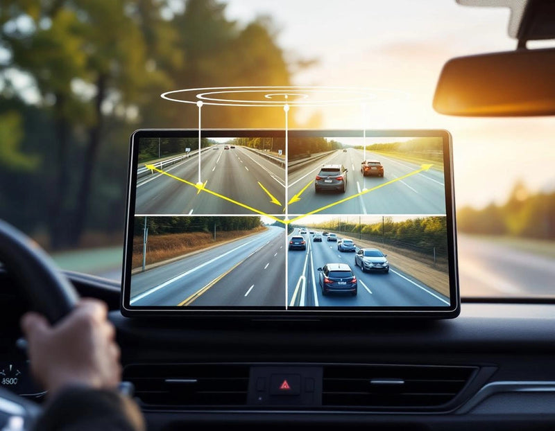 Rundumsicht 360° — 4 Kameras gleichzeitig