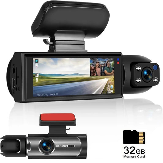 Dashcam Vorne Hinten 1080P — ConnectDrive D2 mit IR-Nachtsicht